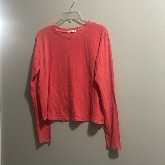 Sunday by Anthropology Pink Wash long sleeve top - Picture 2 of 6